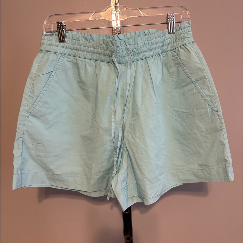 Loft Elastic Waist Lightweight Light‎ Blue Pull On Short Small